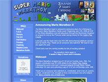 Tablet Screenshot of mario08.mariomarathon.com