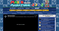 Desktop Screenshot of mariomarathon.com
