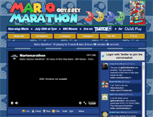 Tablet Screenshot of mariomarathon.com