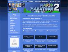 Tablet Screenshot of mario09.mariomarathon.com